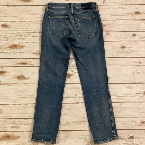 AMO Revolve Kate Girl Crush Mid-Rise Straight Leg Jeans Size 25 - Picture 10 of 15